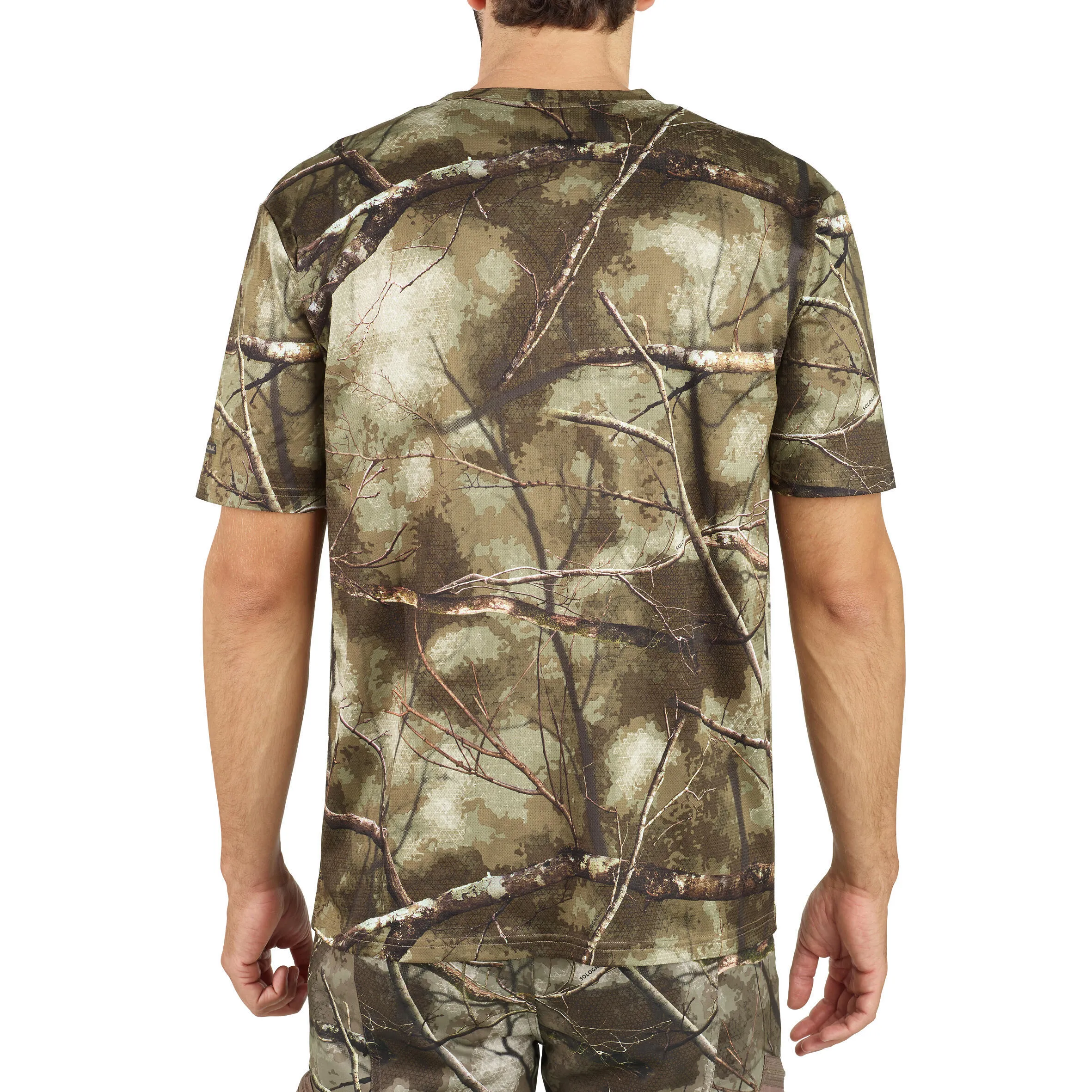 100 TREEMETIC hunting T-shirt, breathable, camo SOLOGNAC, camo