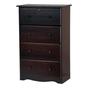 Amara Cappuccino Tall Kids Dresser