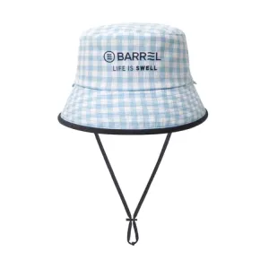 Barrel Kids Reversible Aqua Bucket Hat-NAVY