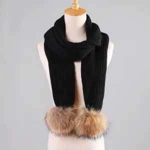 Black Pomkin Scarf