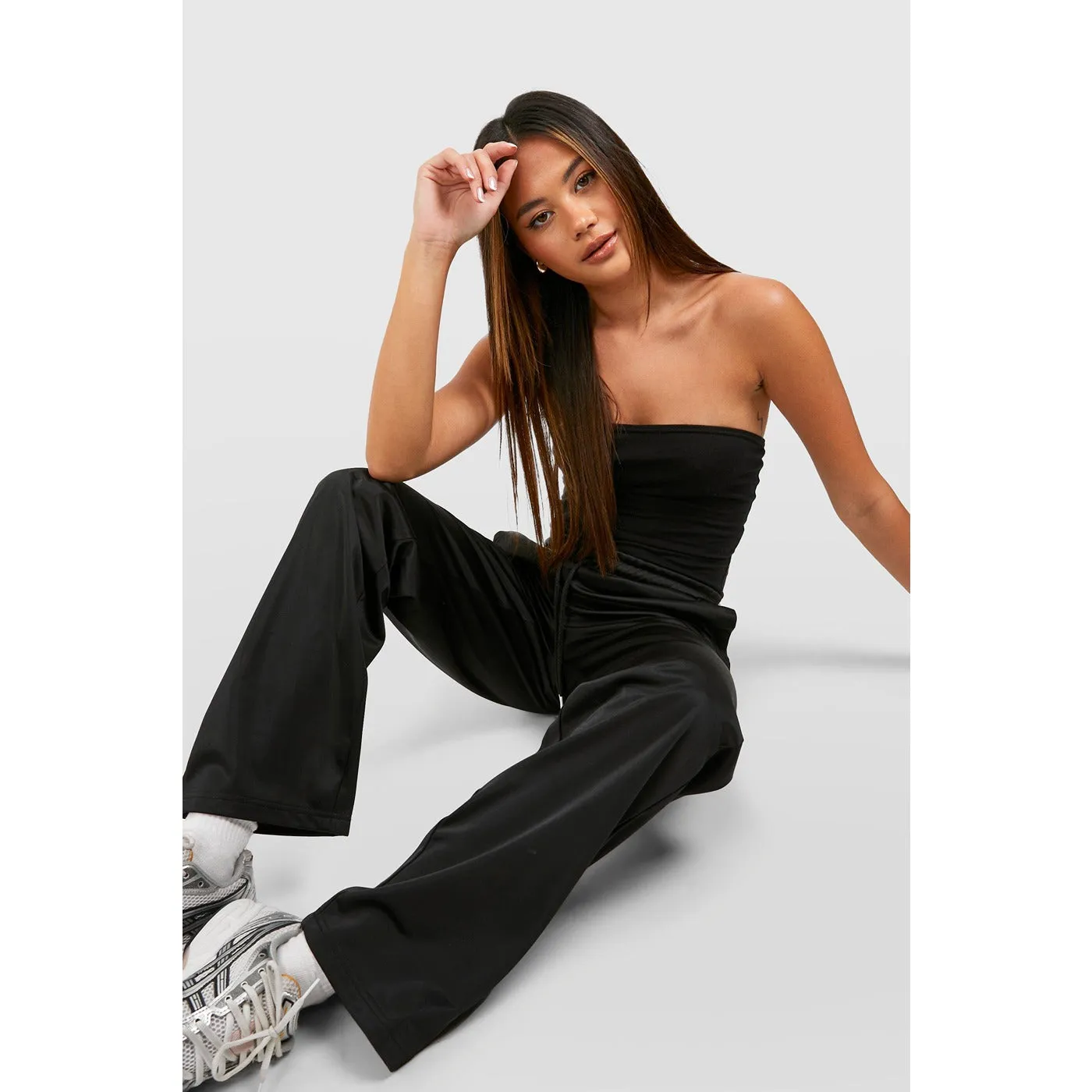 Black Relaxed Fit Trousers