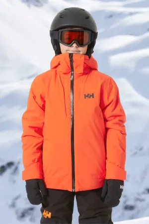 Boys Ski Jacket - Helly Hansen Alpha Cherry Tomato