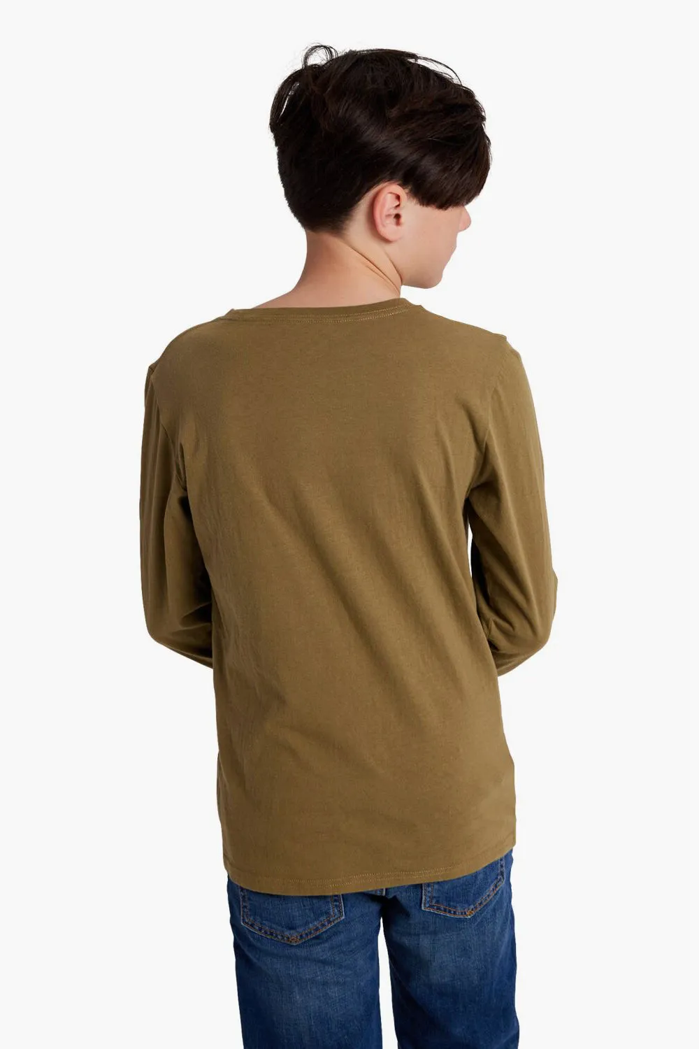 Burton Kids Elite Long Sleeve T-Shirt - Martini Olive