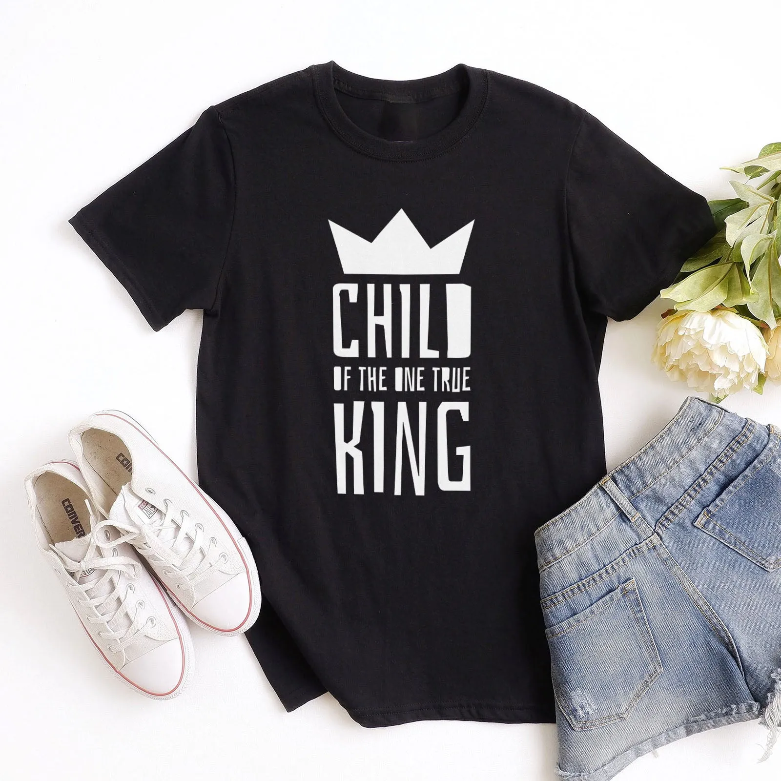 Child Of The One True King Tee Shirts For Women - Christian Shirts for Women - Religious Tee Shirts