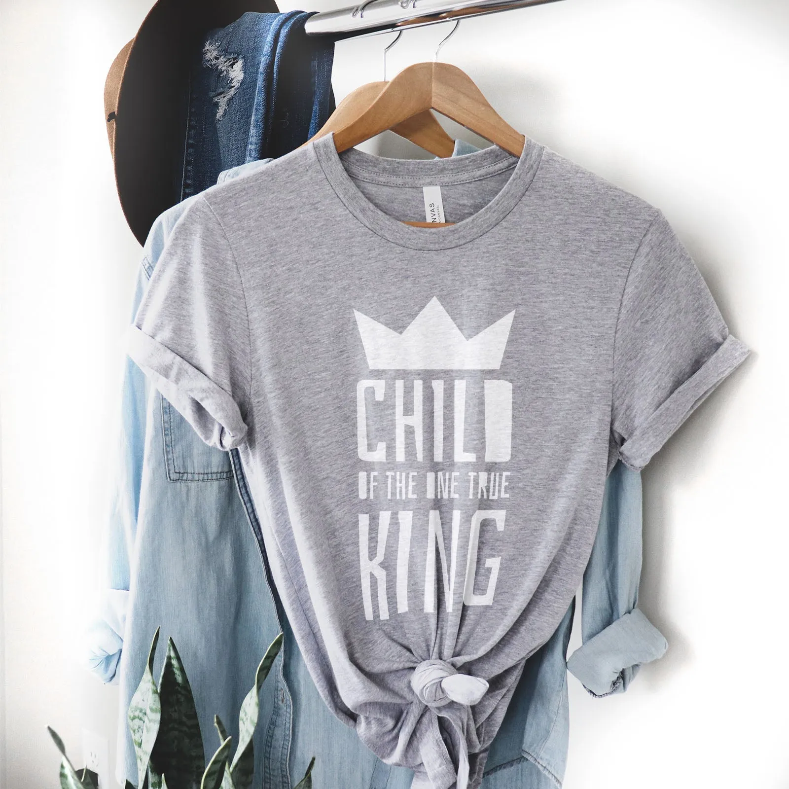 Child Of The One True King Tee Shirts For Women - Christian Shirts for Women - Religious Tee Shirts