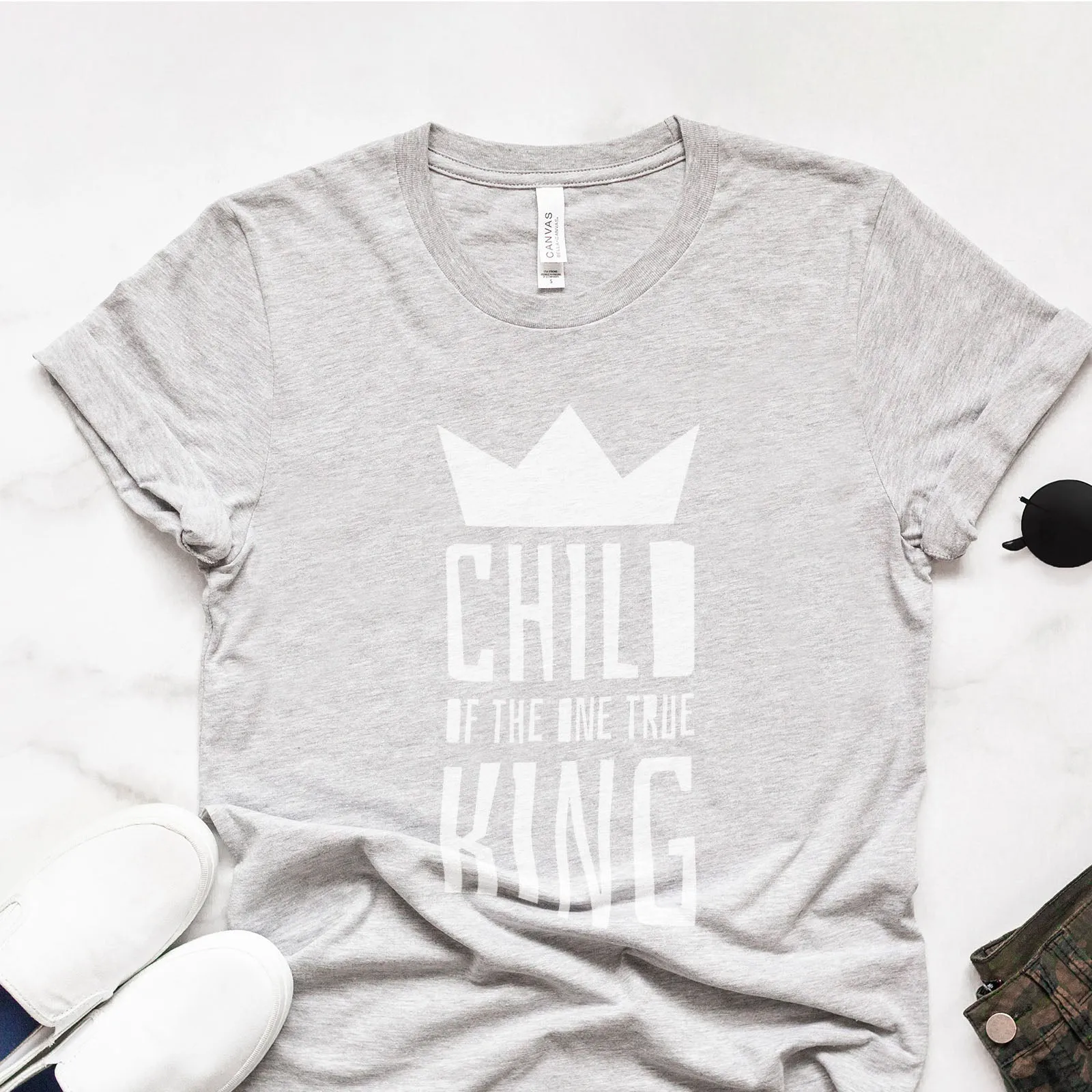 Child Of The One True King Tee Shirts For Women - Christian Shirts for Women - Religious Tee Shirts