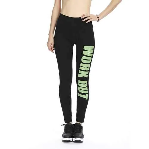 Cotton Fitness Ninth Leggings Yoga Sport Pants