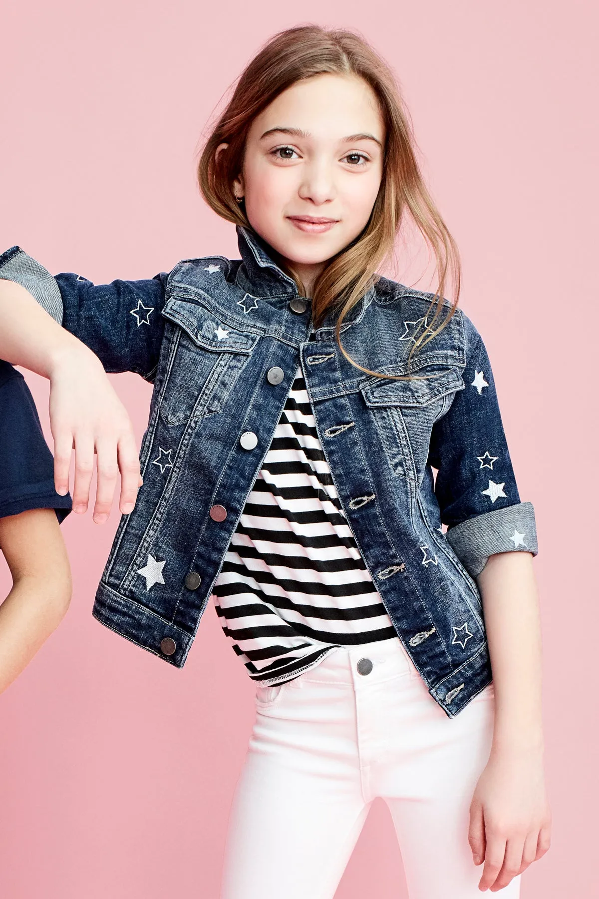 DL1961 Star Manning Girls Jean Jacket