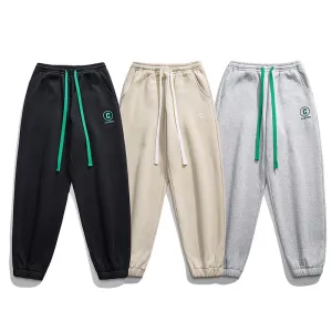 Elastic Waist Versatile Trendy Tapered Sweatpant