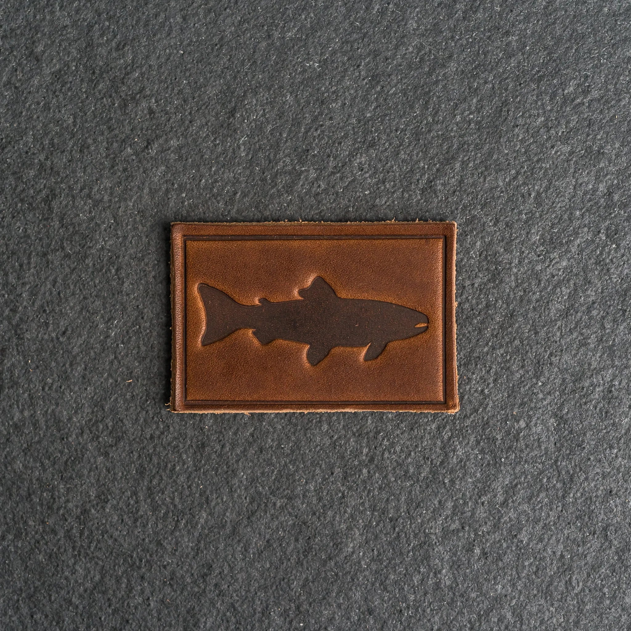 Fish Leather Patches with optional Velcro added