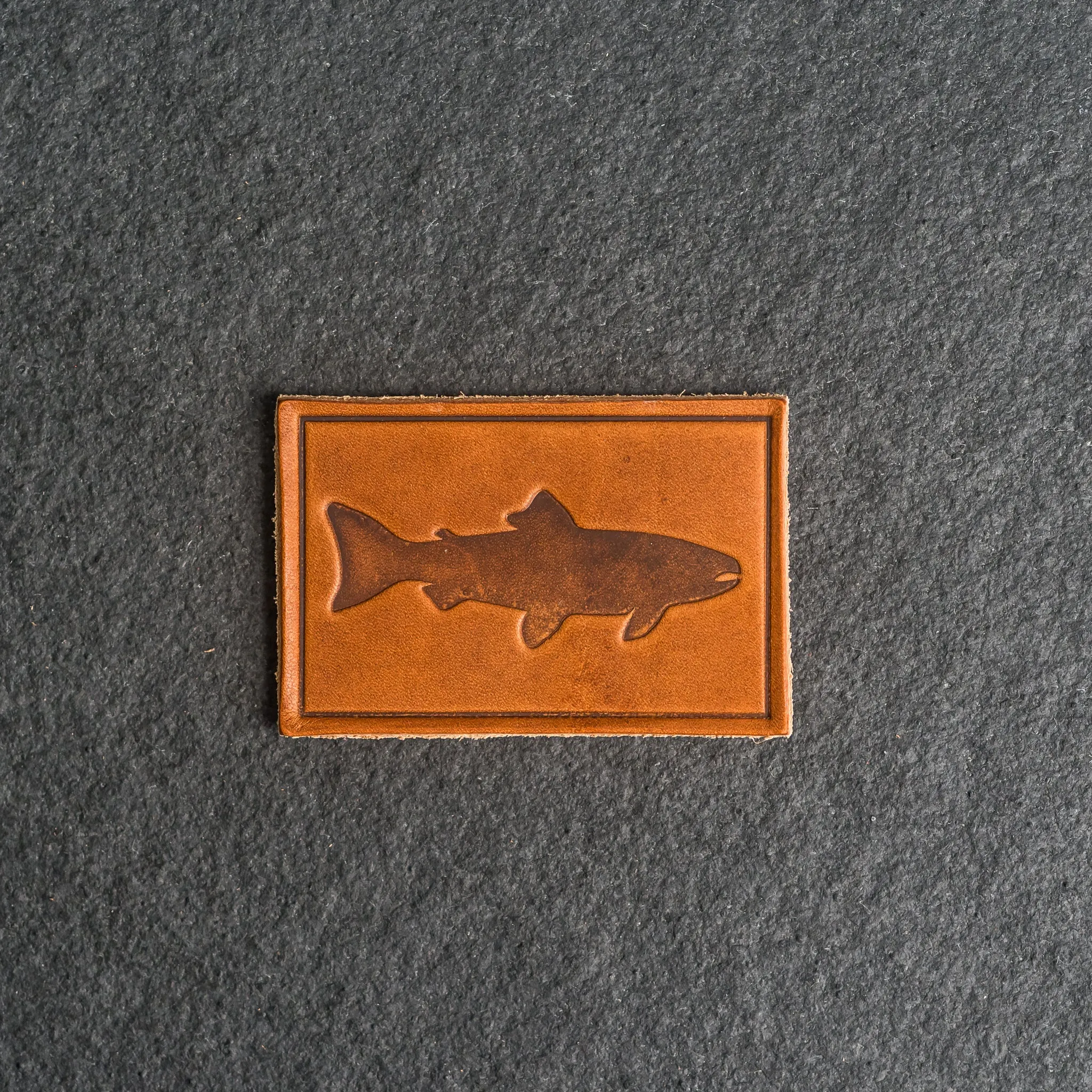 Fish Leather Patches with optional Velcro added