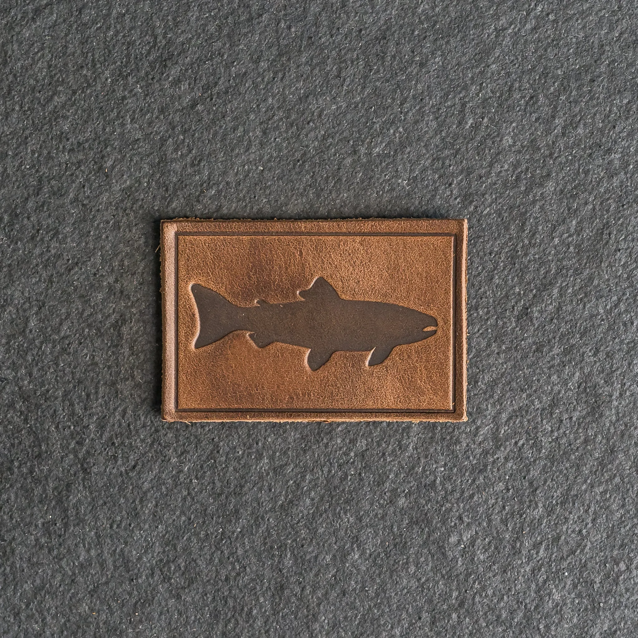 Fish Leather Patches with optional Velcro added