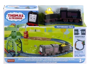 Fisher-Price Thomas & Friends Motorized Track Set Diesel & Cranky Delivery Duo