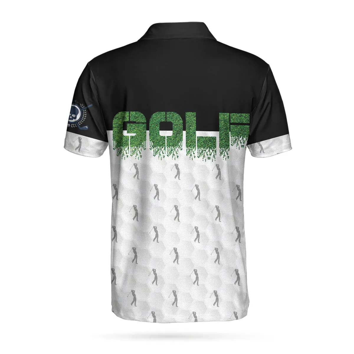 Funny Golfer Seamless Pattern Golf Polo Shirt, Golf Shirt For Men, Best Gift For Golfers Coolspod