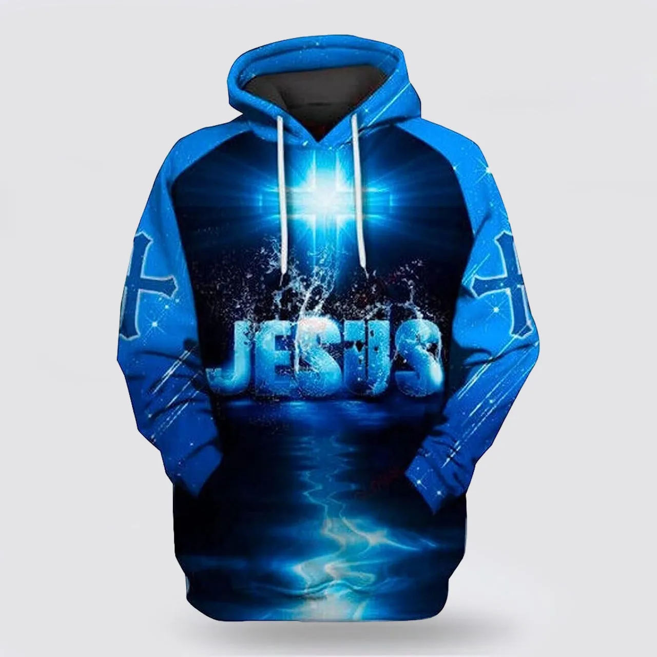 Jesus God Is My Everything Christian 3d Hoodies For Women Men - Christian Apparel Hoodies