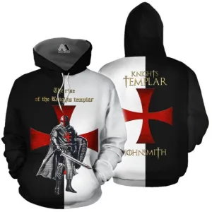 Knights Templar Commandery Hoodie - Knight With Sword