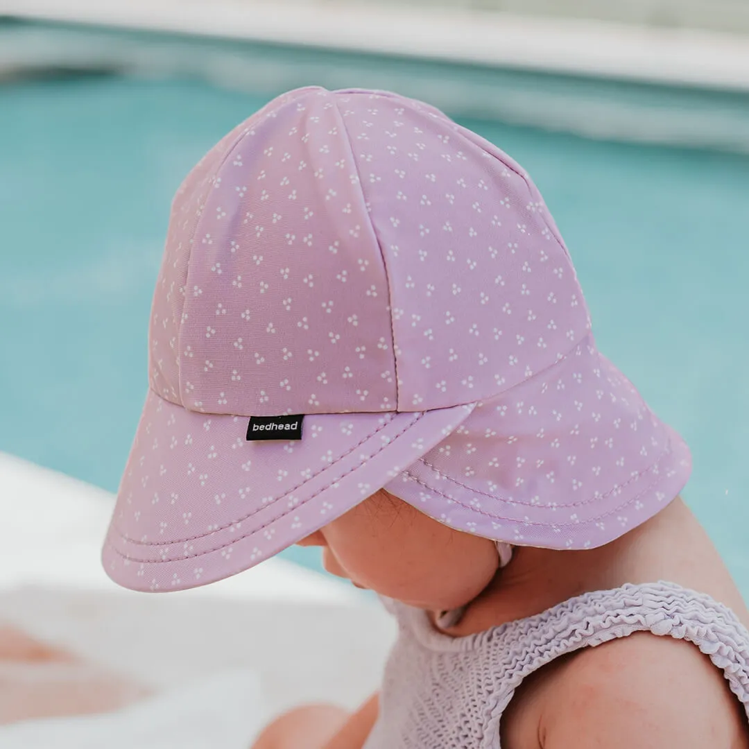 Legionnaire Flap Sun Hat - Lila