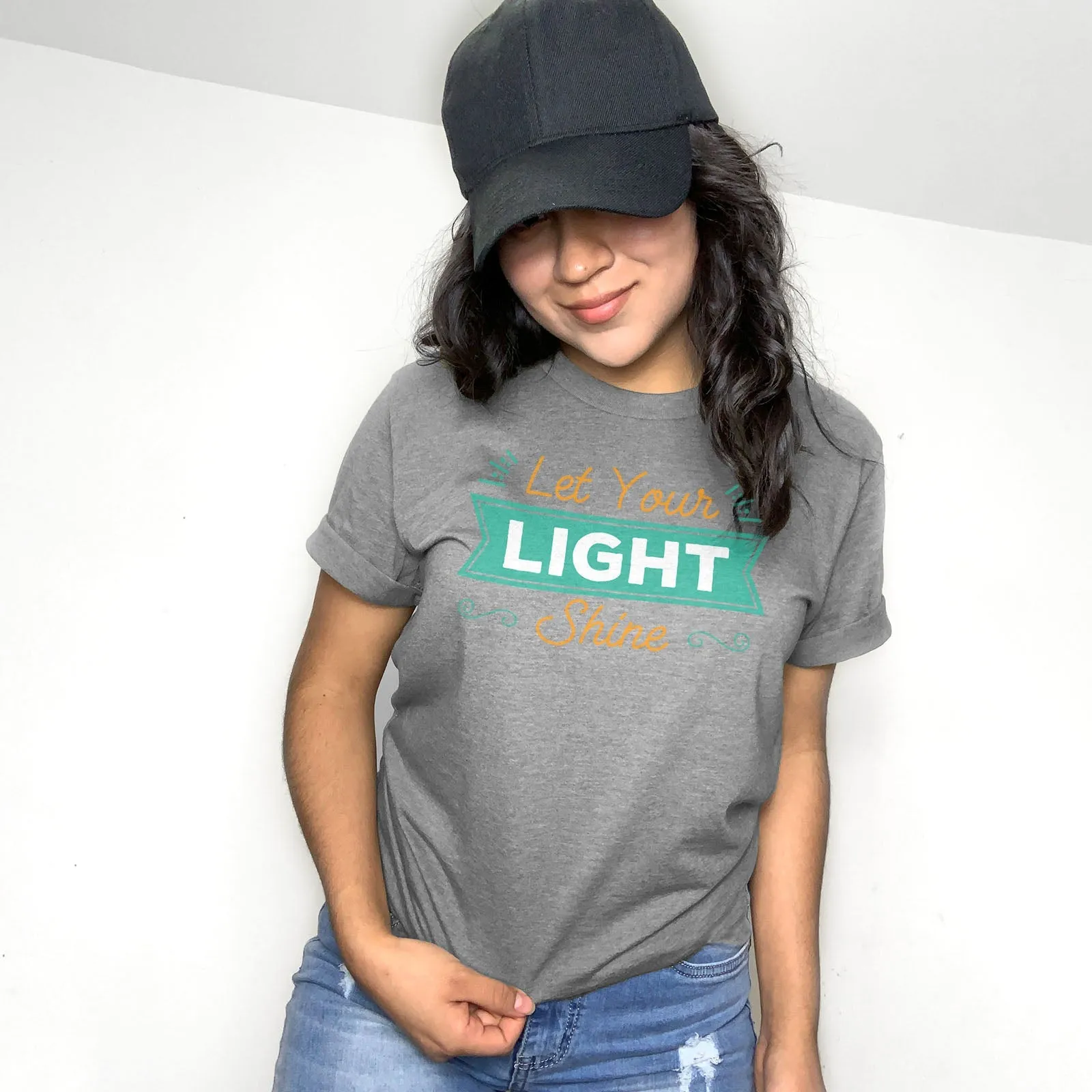 Let Your Light Shine Shirts For Women - Christian Shirts for Women - Religious Tee Shirts