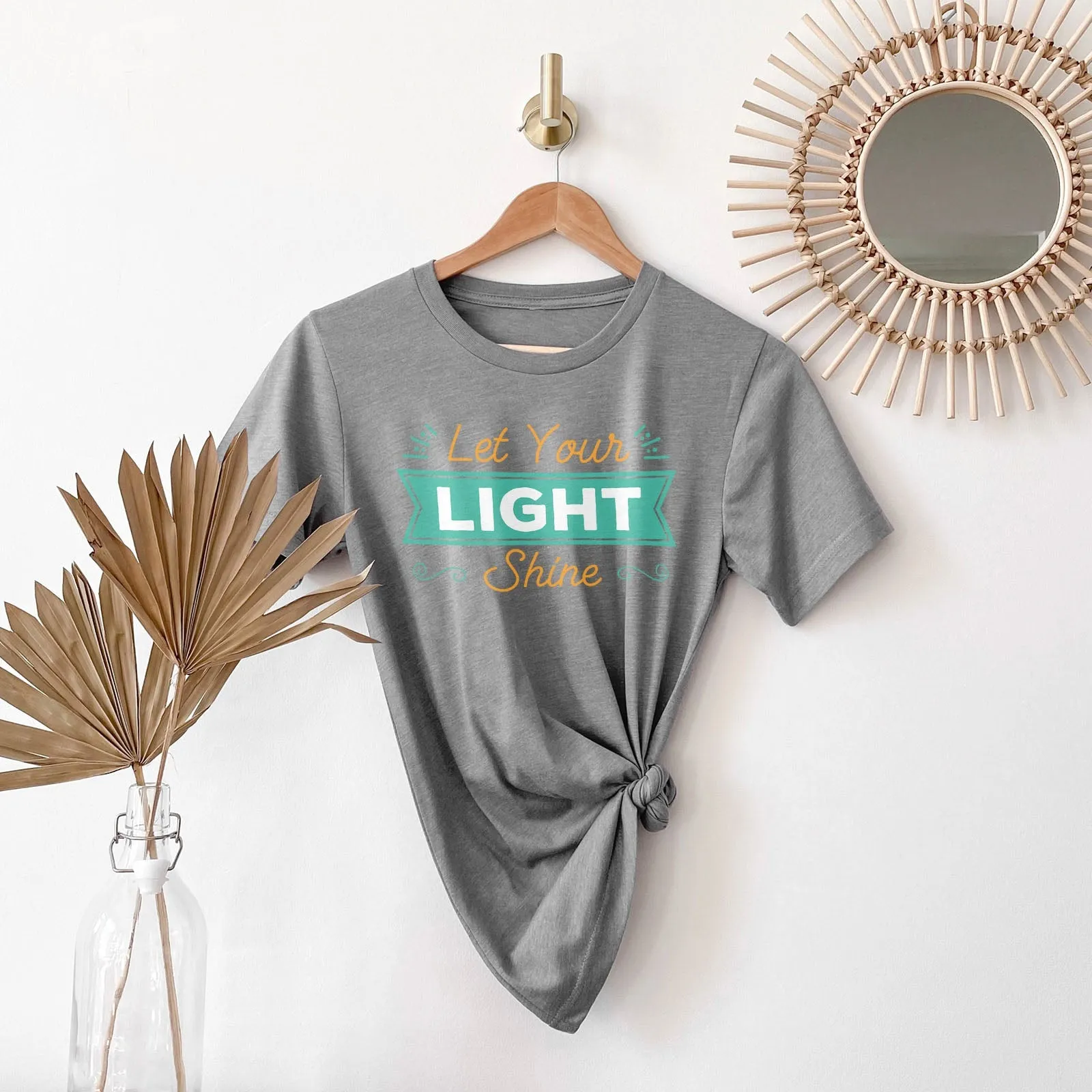 Let Your Light Shine Shirts For Women - Christian Shirts for Women - Religious Tee Shirts