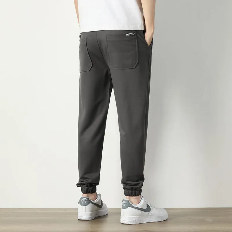 Loose Fit Knitted Casual Pure Cotton Sweatpant