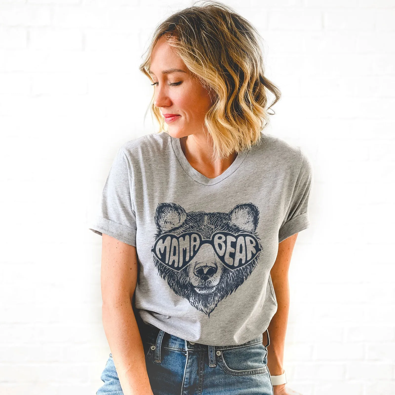 Mama Bear Love Tee Shirts For Women - Christian Shirts for Women - Religious Tee Shirts