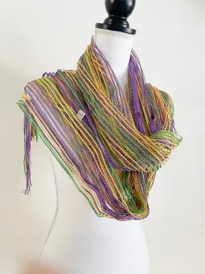 Mardi gras scarf