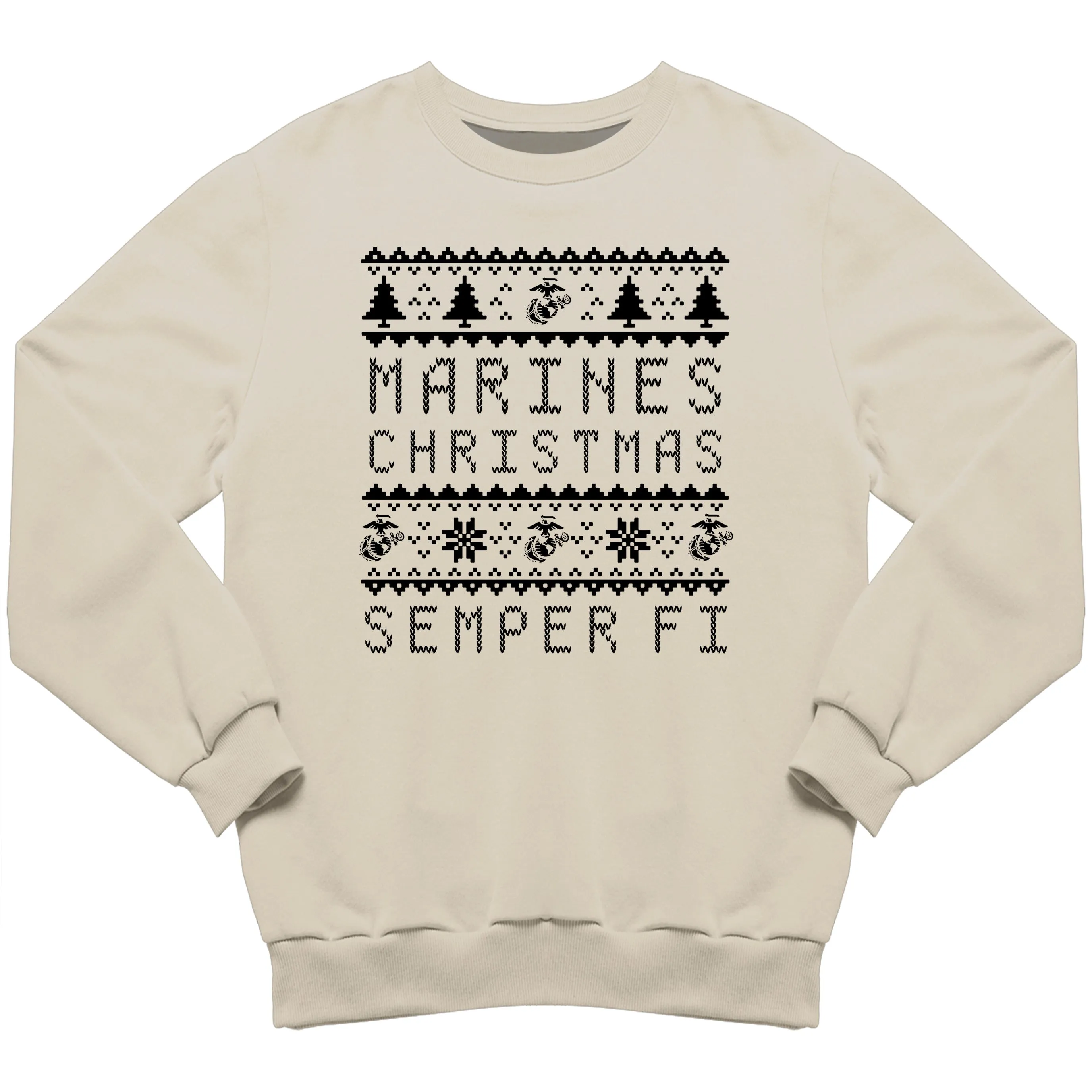 Marines Sand Christmas Sweatshirt