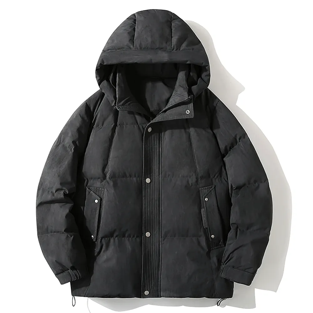 Men’s Lightweight Duck Down Puffer Jacket with Hood - SF2260