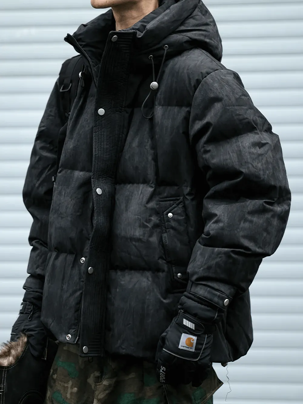 Men’s Lightweight Duck Down Puffer Jacket with Hood - SF2260