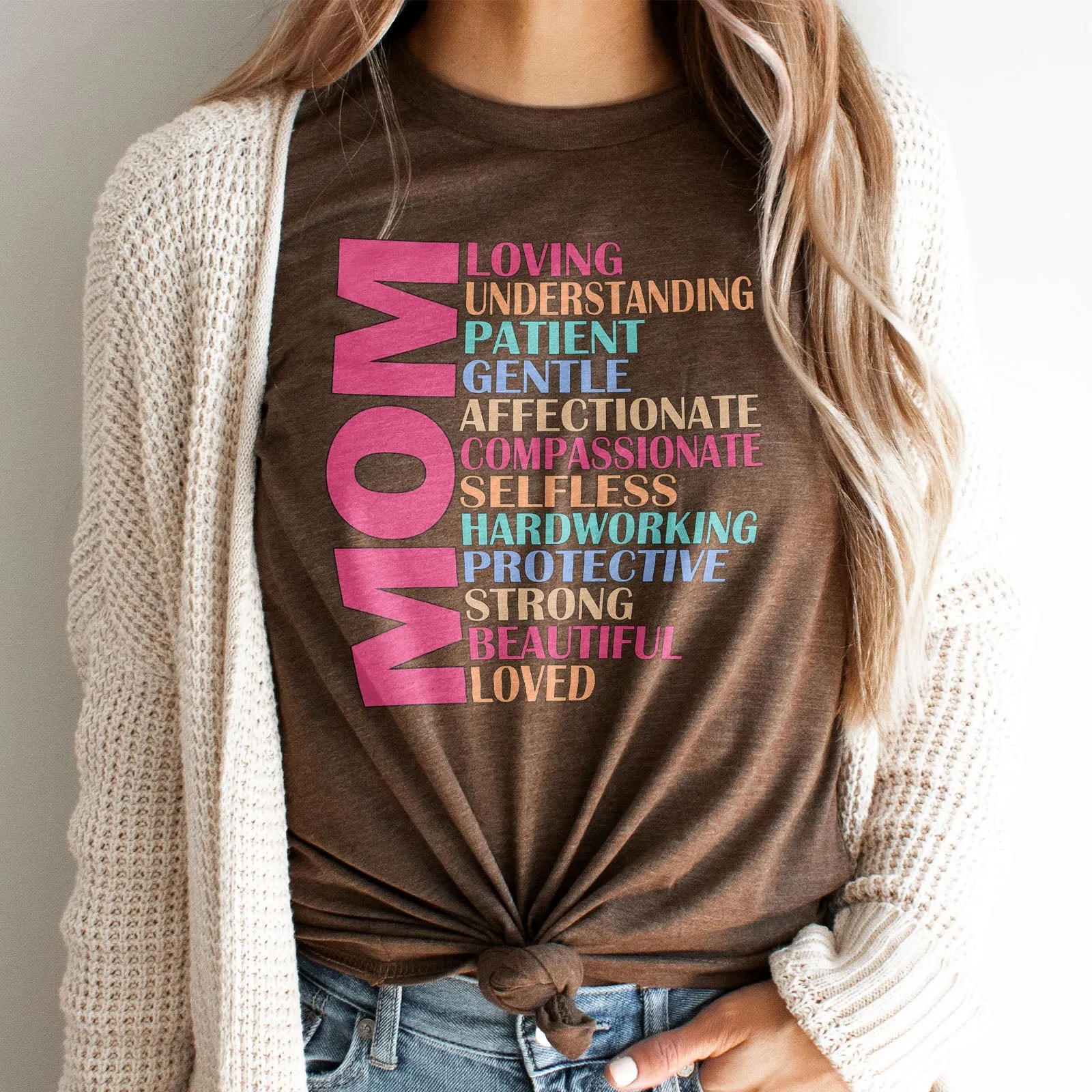 Mom Definition Tee Shirts For Women - Christian Shirts for Women - Religious Tee Shirts