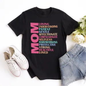 Mom Definition Tee Shirts For Women - Christian Shirts for Women - Religious Tee Shirts