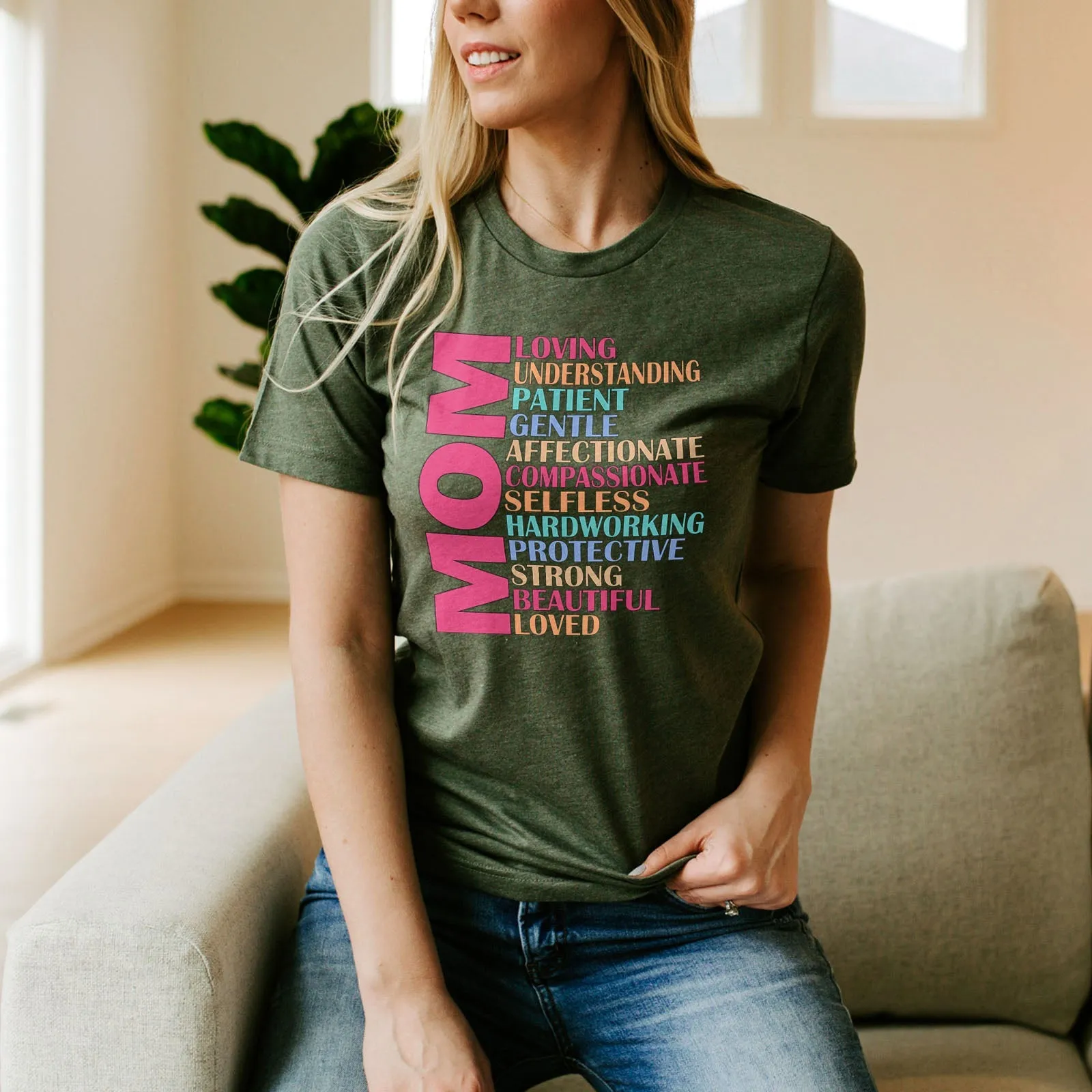 Mom Definition Tee Shirts For Women - Christian Shirts for Women - Religious Tee Shirts