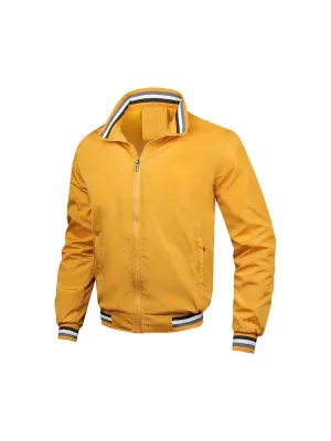 New Men's Casual Jacket Sports Solid Colour Men's Jacket