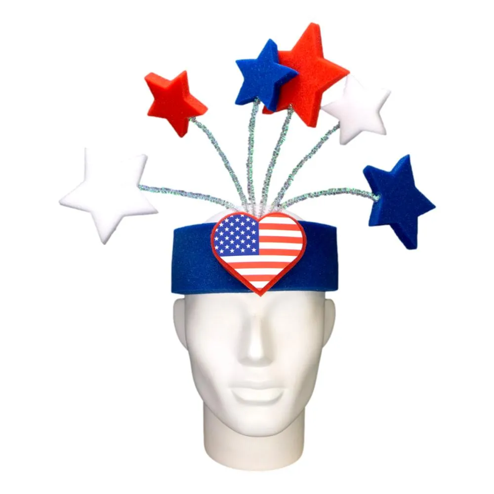 Patriotic Party Pack (20 Hats & 20 Headbands)