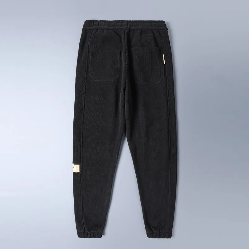 Plus Velvet Straight Corduroy Casual Thickened Height Enhancing Comfortable Sweatpant