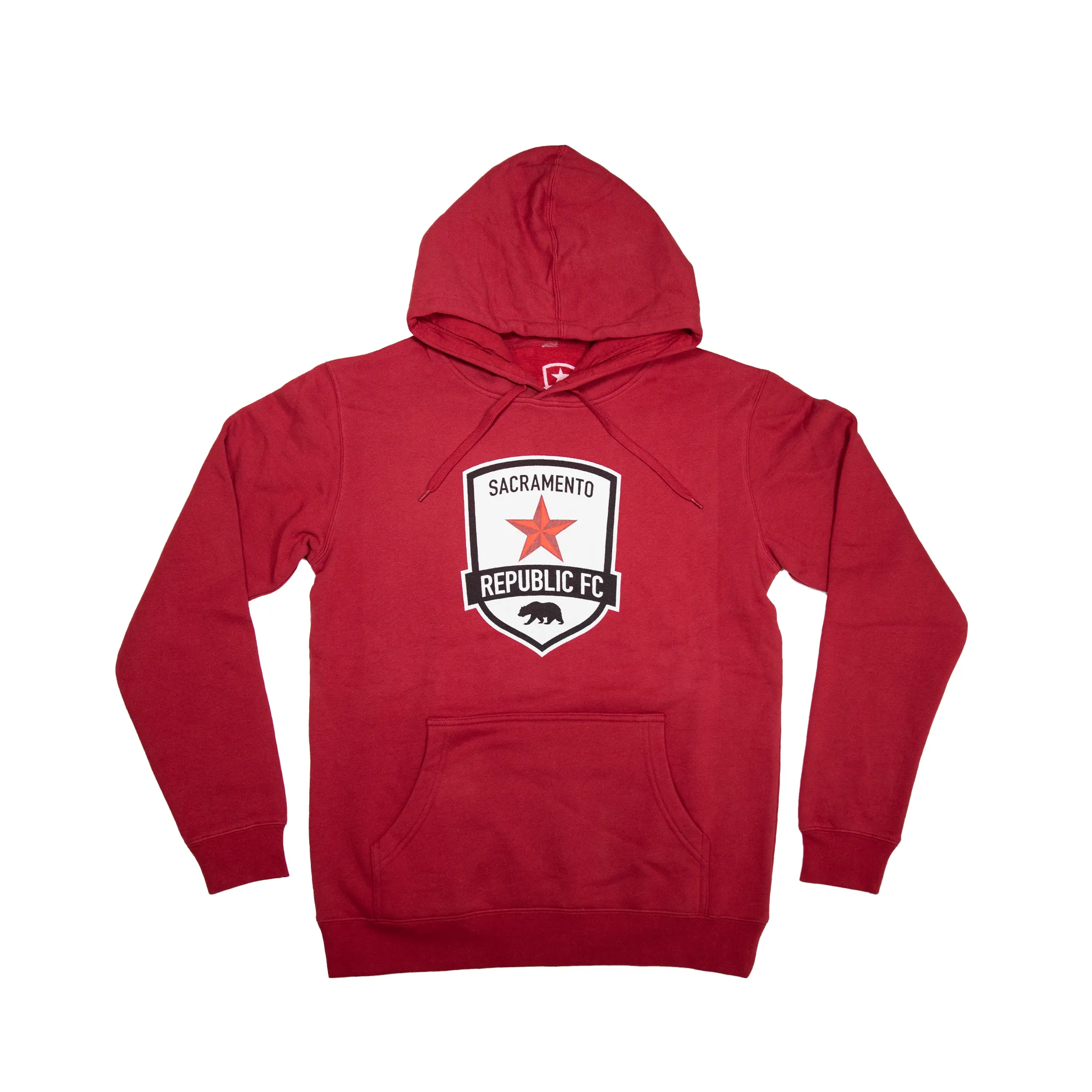 Primary Crest Hoodie in Cardinal