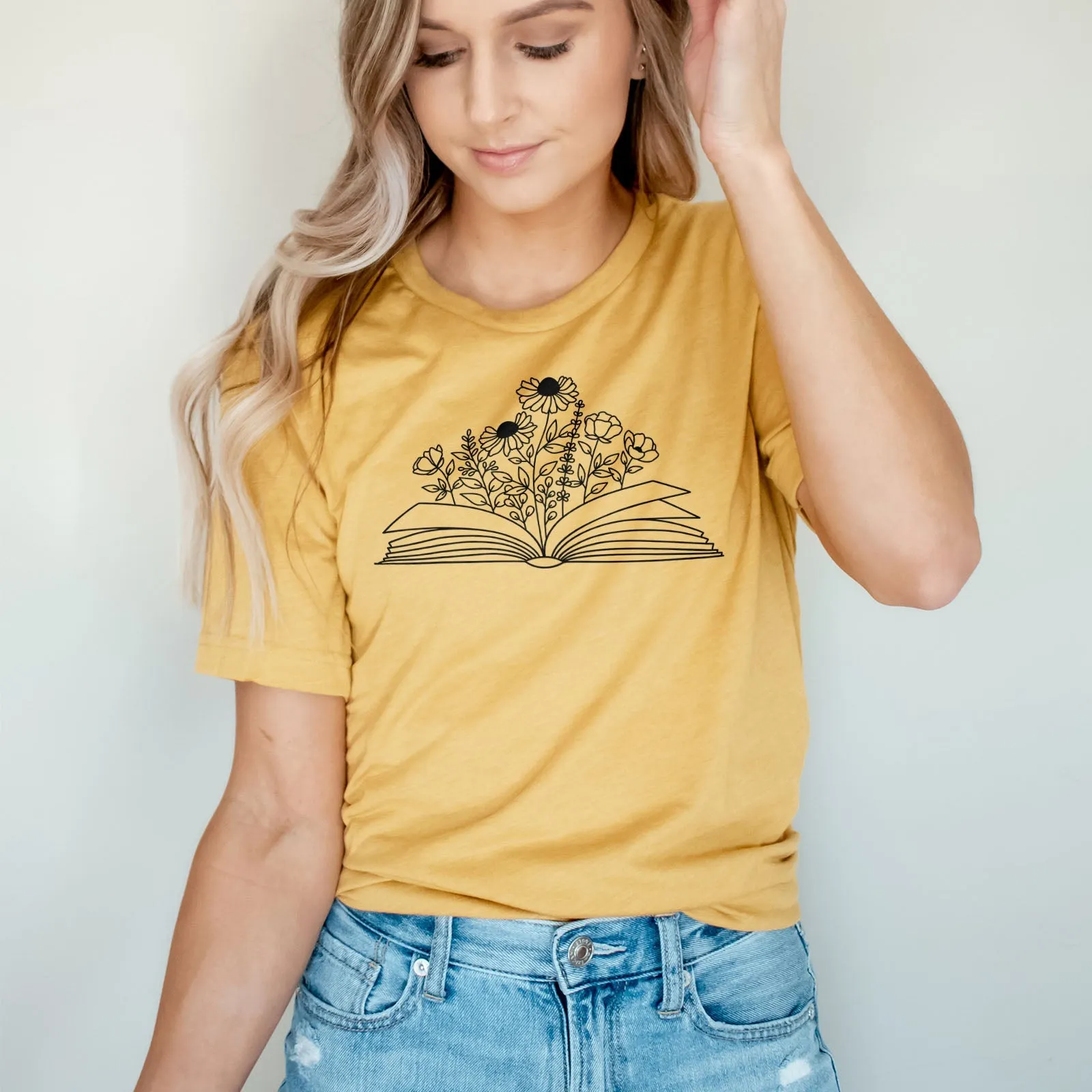 Read and Grow Tee Shirts For Women - Christian Shirts for Women - Religious Tee Shirts