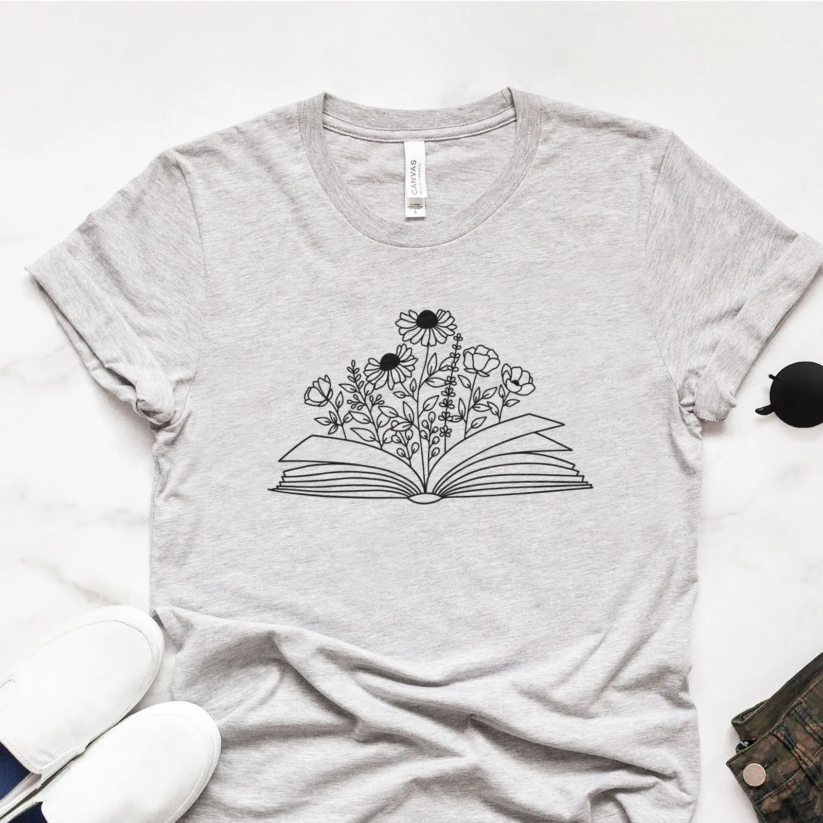 Read and Grow Tee Shirts For Women - Christian Shirts for Women - Religious Tee Shirts