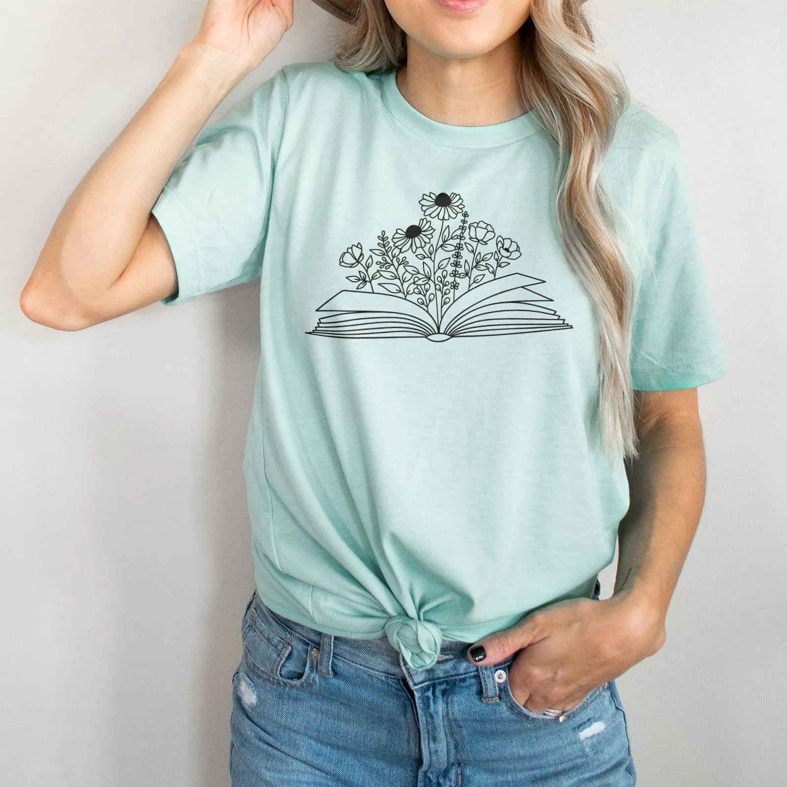 Read and Grow Tee Shirts For Women - Christian Shirts for Women - Religious Tee Shirts