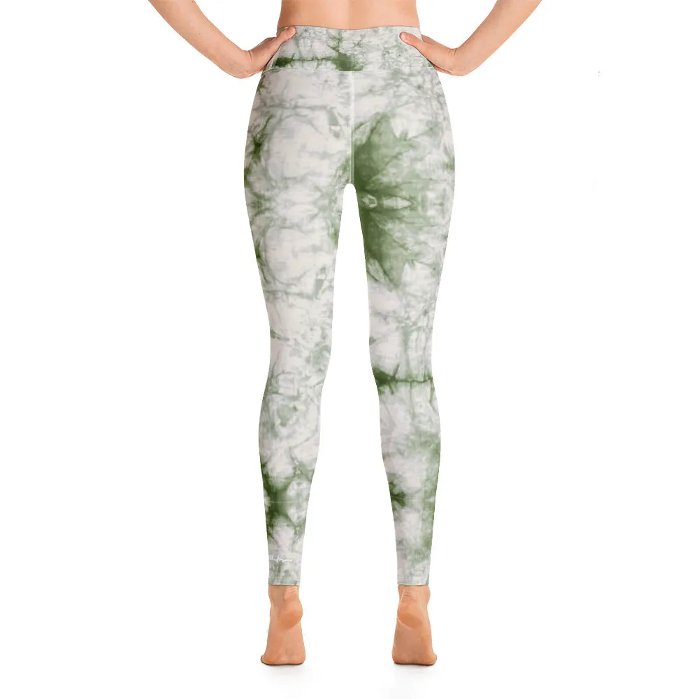 Sage Tie Dye Yoga Leggings