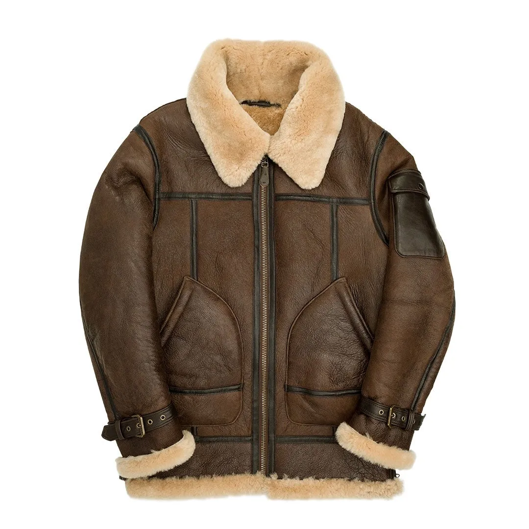 Super fortress bomber Coat | Shearl Fur Coat Mens