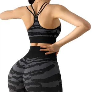 Tiger Stripe Yoga Set