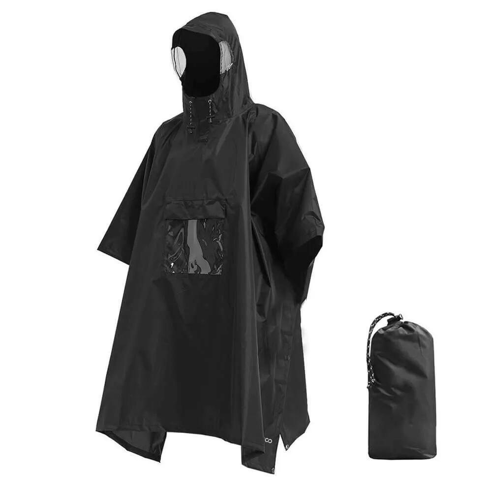 Unisex Waterproof Hooded Raincoat-Poncho - SF0419