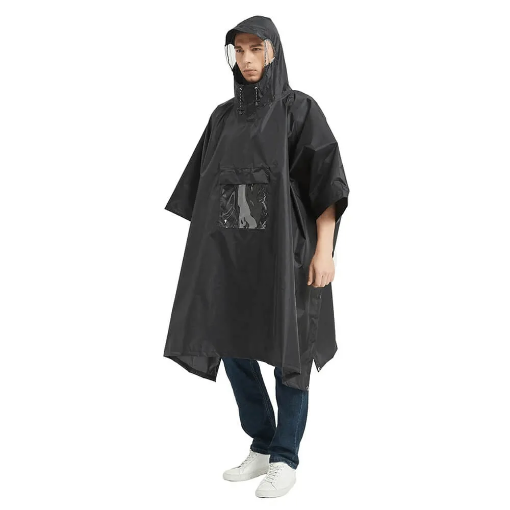 Unisex Waterproof Hooded Raincoat-Poncho - SF0419