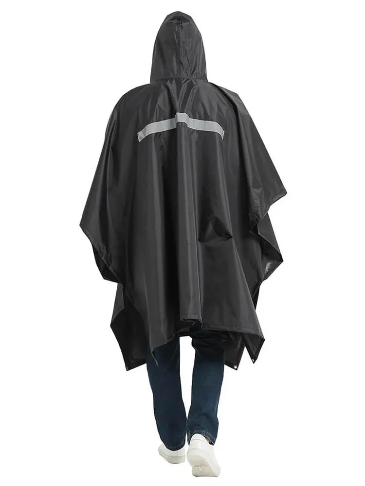 Unisex Waterproof Hooded Raincoat-Poncho - SF0419