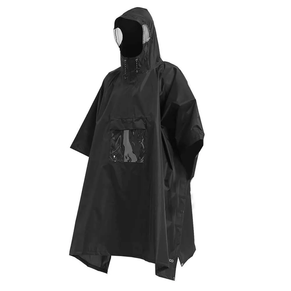 Unisex Waterproof Hooded Raincoat-Poncho - SF0419