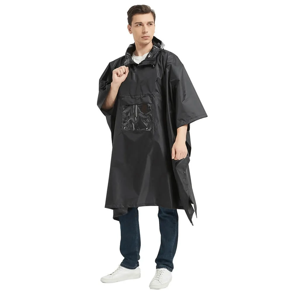 Unisex Waterproof Hooded Raincoat-Poncho - SF0419