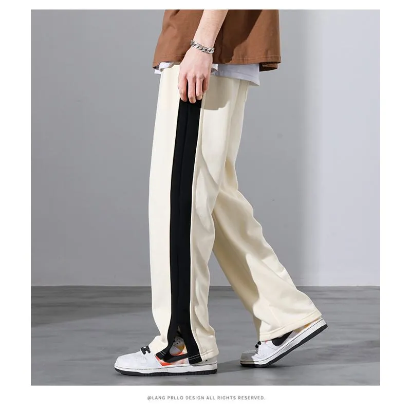 Versatile Draping Trendy Floor-Length Straight Pants Loose Fit Sweatpant