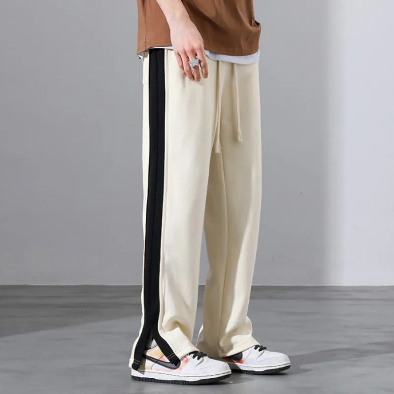 Versatile Draping Trendy Floor-Length Straight Pants Loose Fit Sweatpant