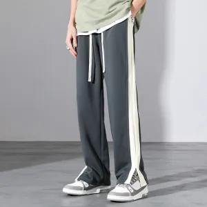 Versatile Draping Trendy Floor-Length Straight Pants Loose Fit Sweatpant